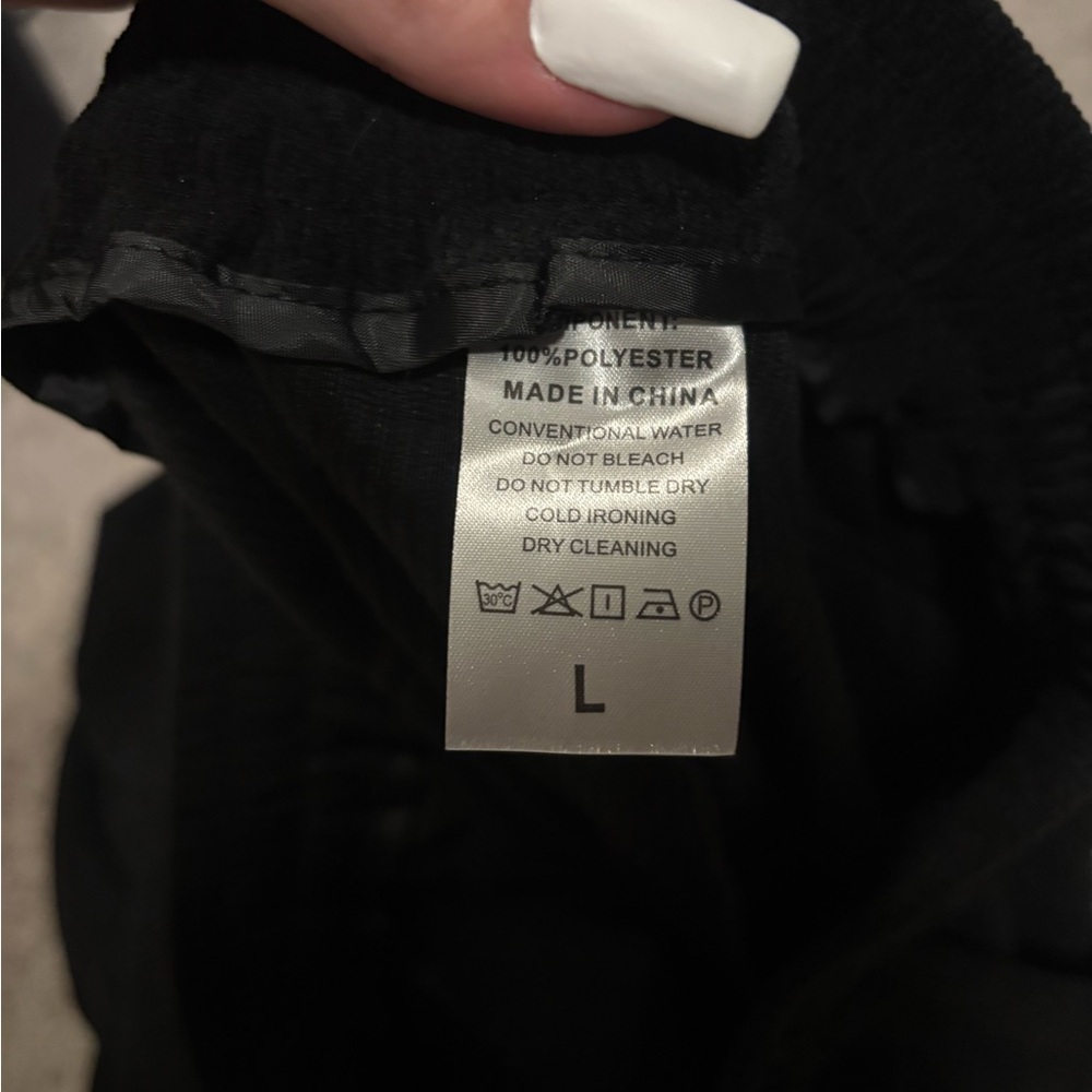 Black Sweatpants with Drawstring - image 4